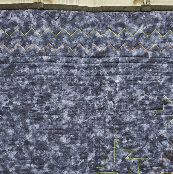 Quilt Rainbow Pinwheel Square - Picture 9 of 11